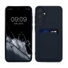 Kwmobile tok Samsung Galaxy A55 5G-hez, sötétkék, szilikon, KWM000021TH002C