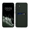 Kwmobile tok Samsung Galaxy A55 5G-hez, sötétzöld, szilikon, KWM000021TH003C