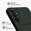 Kwmobile tok Samsung Galaxy A55 5G-hez, sötétzöld, szilikon, KWM000021TH003C