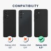 Kwmobile tok Samsung Galaxy A55 5G-hez, sötétzöld, szilikon, KWM000021TH003C