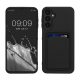 Kwmobile tok Samsung Galaxy A25-höz, fekete, szilikon, KWM000021TJ001C