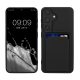 Kwmobile tok Samsung Galaxy S24-hez, fekete, szilikon, KWM000021TL001C