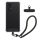 Kwmobile tok levehető nyakpánttal Samsung Galaxy A52/Galaxy A52 5G/Galaxy A52s 5G készülékhez, átlátszó/fekete, szilikon, KWM000021UF001C