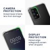Kwmobile tok levehető nyakpánttal Samsung Galaxy A52/Galaxy A52 5G/Galaxy A52s 5G készülékhez, átlátszó/fekete, szilikon, KWM000021UF001C