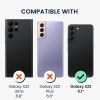 Kwmobile tok levehető nyakpánttal Samsung Galaxy S22-höz, átlátszó/fekete, szilikon, KWM000021UH001C