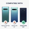 Kwmobile tok levehető nyakpánttal Samsung Galaxy S10e-hez, átlátszó/fekete, szilikon, KWM000021UK001C