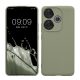 Kwmobile Poco F6 tok, világoszöld, szilikon, KWM000020OW002C