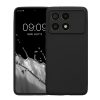 Kwmobile Poco F6 Pro tok, fekete, szilikon, KWM000020PN001C