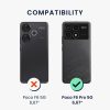 Kwmobile Poco F6 Pro tok, fekete, szilikon, KWM000020PN001C