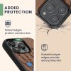 Kwmobile tok Apple iPhone 15 Pro készülékhez, barna, fa/szilikon, KWM000020EI003C