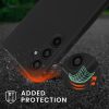 Kwmobile tok nyakpánttal Samsung Galaxy A35-höz, fekete, szilikon, KWM000021TN001C