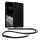 Kwmobile tok nyakpánttal Samsung Galaxy A55 5G-hez, fekete, szilikon, KWM000021UM001C