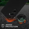 Kwmobile tok nyakpánttal Samsung Galaxy A55 5G-hez, fekete, szilikon, KWM000021UM001C