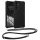 Kwmobile tok nyakpánttal Samsung Galaxy A15 5G-hez, fekete, szilikon, KWM000021UN001C
