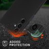Kwmobile tok nyakpánttal Samsung Galaxy A15 5G-hez, fekete, szilikon, KWM000021UN001C