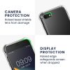 Kwmobile tok levehető nyakpánttal Apple iPhone SE (2022)/iPhone SE (2020)/iPhone 8 készülékhez, átlátszó/fekete, szilikon, KWM000022TJ001C