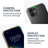 Kwmobile tok levehető nyakpánttal Apple iPhone 12-höz, átlátszó/fekete, szilikon, KWM000022TN001C
