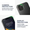 Kwmobile tok levehető nyakpánttal Apple iPhone 12 Pro készülékhez, átlátszó/fekete, szilikon, KWM000022TO001C