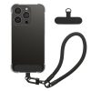 Kwmobile tok levehető nyakpánttal Apple iPhone 15 Pro készülékhez, átlátszó/fekete, szilikon, KWM000022TQ001C