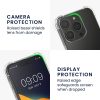 Kwmobile tok levehető nyakpánttal Apple iPhone 15 Pro készülékhez, átlátszó/fekete, szilikon, KWM000022TQ001C