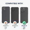Kwmobile tok levehető nyakpánttal Apple iPhone 15 Pro készülékhez, átlátszó/fekete, szilikon, KWM000022TQ001C