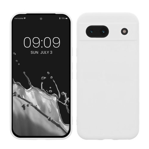 Kwmobile Google Pixel 8a tok, fehér, szilikon, KWM000020KU023C