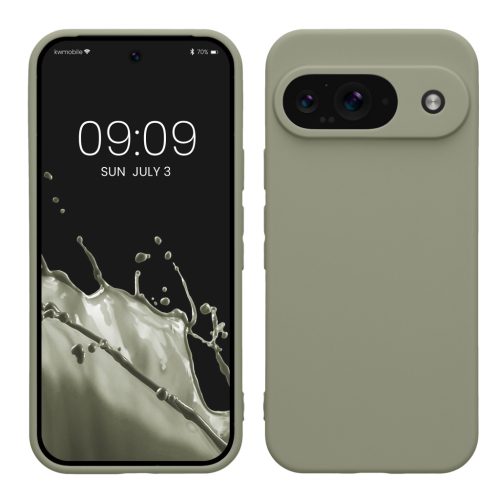 Kwmobile Google Pixel 9 tok, világoszöld, szilikon, KWM000020PG009C