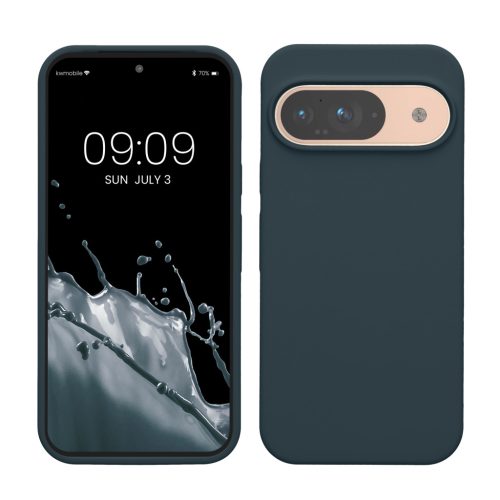 Kwmobile Google Pixel 9/Pixel 9 Pro tok, sötétzöld, szilikon, KWM000020PI014C