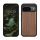 Kwmobile tok Google Pixel 9/Pixel 9 Pro készülékhez, barna, fa/szilikon, KWM000020PJ001C