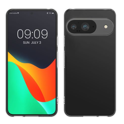 Kwmobile Google Pixel 9 tok, átlátszó, szilikon, KWM000020PK001C