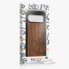 Kwmobile tok Google Pixel 9/Pixel 9 Pro készülékhez, barna, fa/szilikon, KWM000020PT001C