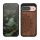 Kwmobile tok Google Pixel 9/Pixel 9 Pro készülékhez, barna, fa/szilikon, KWM000020PT002C