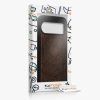 Kwmobile tok Google Pixel 9/Pixel 9 Pro készülékhez, barna, fa/szilikon, KWM000020PT003C