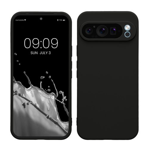 Kwmobile Google Pixel 9 Pro XL tok, fekete, szilikon, KWM000020PU004C