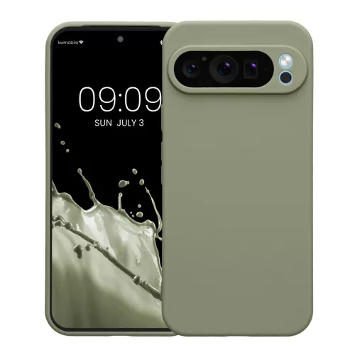 Kwmobile Google Pixel 9 Pro XL tok, világoszöld, szilikon, KWM000020PU007C
