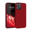 Kwmobile tok Apple iPhone 12/iPhone 12 Pro készülékhez, piros, szilikon, KWM000011JP101C