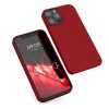 Kwmobile tok Apple iPhone 12/iPhone 12 Pro készülékhez, piros, szilikon, KWM000011JP101C