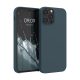 Kwmobile tok Apple iPhone 12 Pro Max készülékhez, sötétzöld, szilikon, KWM000011JR082C