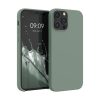Kwmobile tok Apple iPhone 12 Pro Max készülékhez, zöld, szilikon, KWM000011JR084C