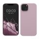 Kwmobile tok Apple iPhone 14-hez, világoslila, szilikon, KWM000016NI047C