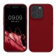 Kwmobile tok Apple iPhone 15 Pro készülékhez, piros, szilikon, KWM000020CC034C