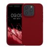 Kwmobile tok Apple iPhone 15 Pro készülékhez, piros, szilikon, KWM000020CC034C