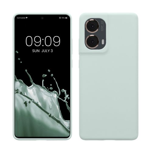 Kwmobile tok Motorola Moto G85-höz, világoszöld, szilikon, KWM000022TR004C
