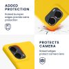 Kwmobile tok Motorola Moto G85-höz, sárga, szilikon, KWM000022TR006C