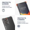 Kwmobile tok nyakpánttal Motorola Moto G85-höz, átlátszó/fekete, szilikon, KWM000022TS001C
