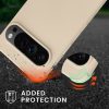 Kwmobile tok nyakpánttal Google Pixel 9/Pixel 9 Pro készülékhez, krémszínű, szilikon, KWM000020PY002C