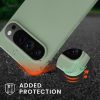 Kwmobile tok nyakpánttal Google Pixel 9/Pixel 9 Pro készülékhez, világoszöld, szilikon, KWM000020PY003C