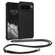 Kwmobile tok nyakpánttal Google Pixel 9 Pro XL-hez, fekete, szilikon, KWM000020PZ001C