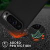 Kwmobile tok nyakpánttal Google Pixel 9 Pro XL-hez, fekete, szilikon, KWM000020PZ001C