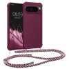 Kwmobile Google Pixel 9 Pro XL telefontok nyakpánttal, lila, szilikon, KWM000020PZ004C